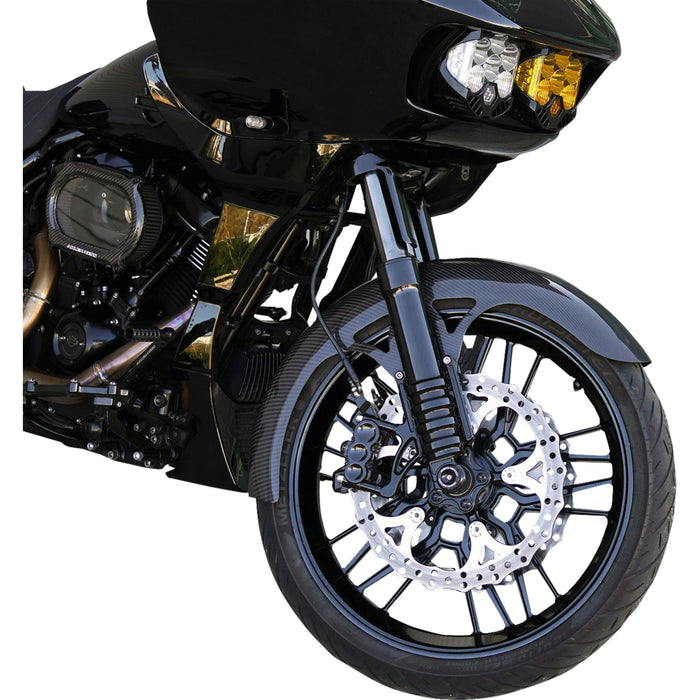 ARLEN NESS 1401-1206 210-084 Carbon Fiber 21" Wrapper Front Fender Front Fender - Wrapper - 21" - Carbon Fiber/Gloss - HD Touring '23-'25