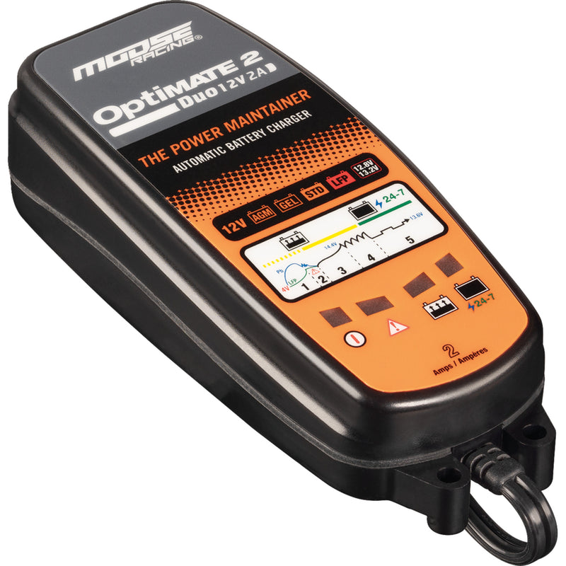 MOOSE OFFROAD 3807-0707 TM-555 Optimate 2 Duo Charger/Maintainer Battery Charger/Maintainer - Optimate 2 Duo