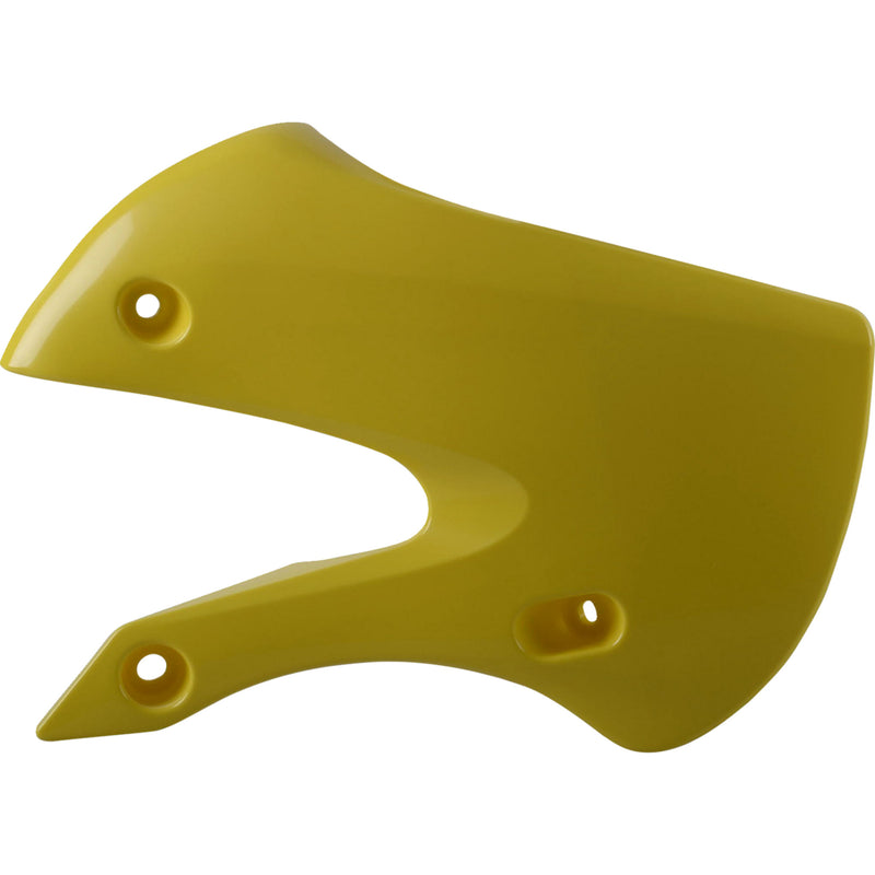 POLISPORT 0520-2142 8429300003 Radiator Cover For Suzuki Radiator Cover - '01 RM Yellow - RM 65 | DRZ 110