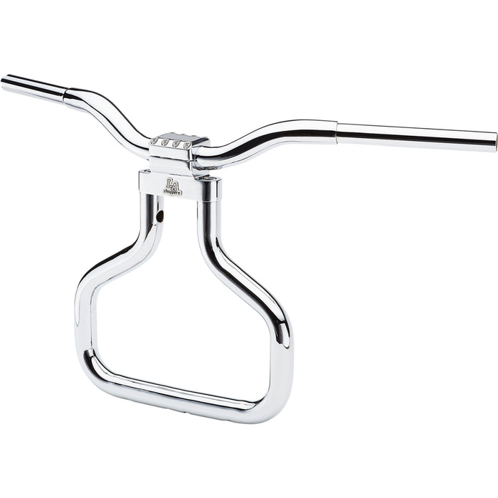 LA CHOPPERS 0601-5241 LA-7339-14 Double Walled Road Glide Kage Fighter T-Bar - Handlebar - Kage Fighter - 14" - Chrome