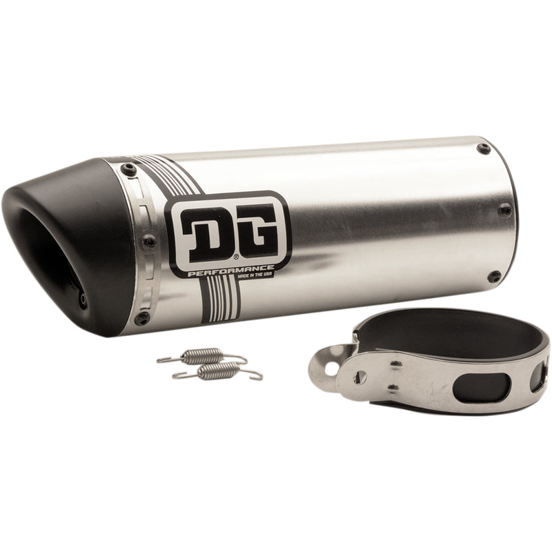 DG PERFORMANCE 1821-1809 071-9000 Universal 4-Stroke Muffler Universal Slip-On Exhaust - V2