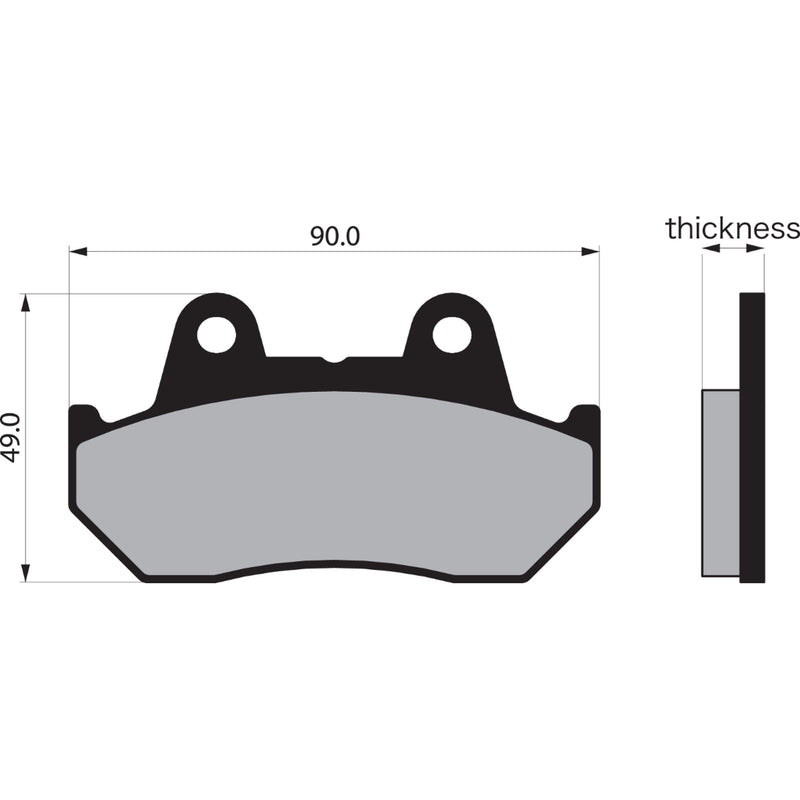 Vesrah Brake Pad - VD-123 Honda Motorcycles 1981-1988
