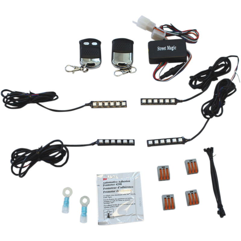 CUSTOM DYNAMICS 2040-1242 TMWZ07 Slimline Magical Wizards™ Color Changing LED Accent Lights Kit Slimline Magical Wizards™ Lights - Standard
