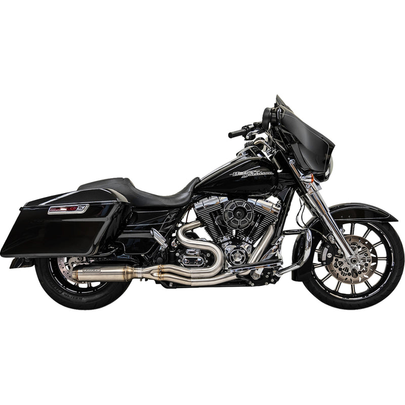 Bassani Xhaust Super Bike 2-Into-1 Exhaust System - 1F61SS For Harley Touring 1995-2006