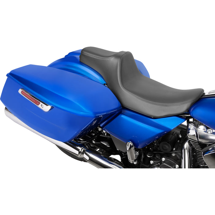 DRAG SPECIALTIES SEATS 0801-2062 Extended Reach Predator III Seat Extended Reach Predator III Set - Vinyl/Solar Leather - Smooth - FLT/FLH '23-'24