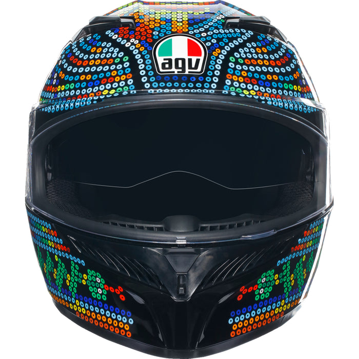 AGV 0101-15466 2118381004001XL K3 Rossi Winter Test 2018 Helmet K3 Helmet - Rossi Winter Test 2018 - XL