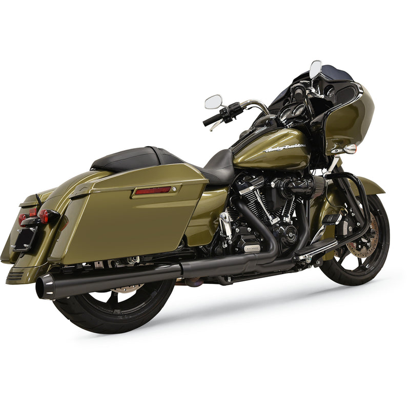Bassani Xhaust Crossover Eliminator Muffler - 1F17RB For Harley Touring 2017-2026