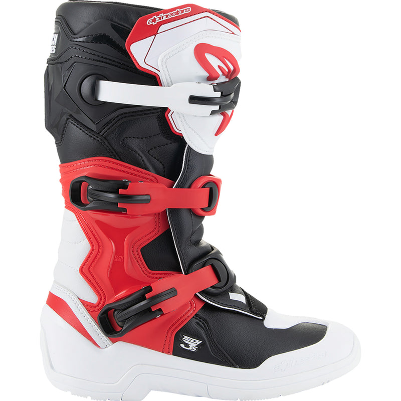 ALPINESTARS Youth Tech 3S Boots — Tech3S - White/Black/Red US