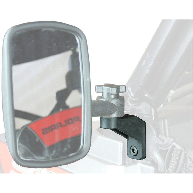 MOOSE OFFROAD 0640-1412 PMIR1-MSE Side Mirror Adapter with Flat Mountable Option for Polaris Pro-Fit Roll Cages Adapter - Mirror - Black - Pro-Fit - Each