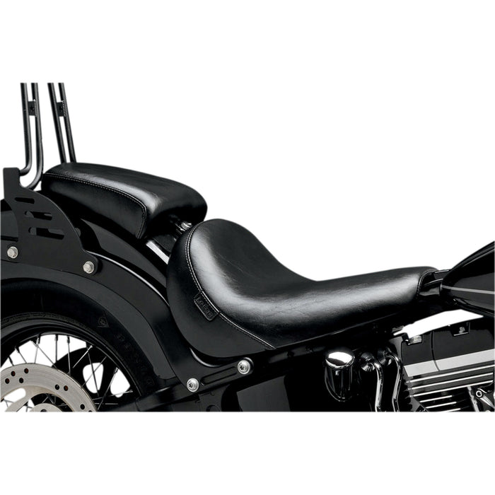 LE PERA 0802-0757 LKS-007P Bare Bones Series Pillion Pad — Smooth - Black - FXS/FLS '11-'17