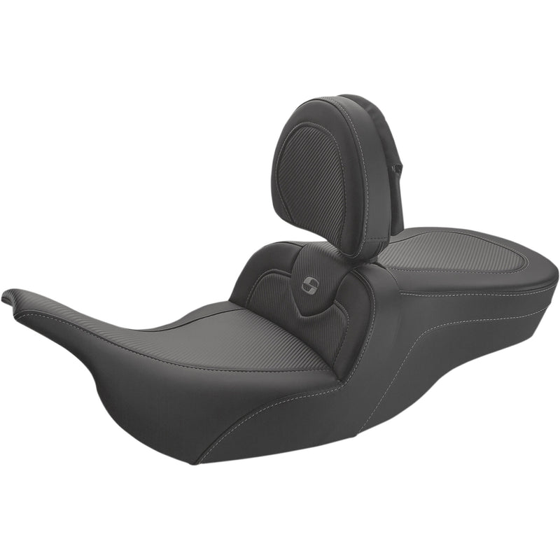 Saddlemen Roadsofa™ Seat W Driver Backrest - 897-07-185BR For Harley Touring 1997-2007