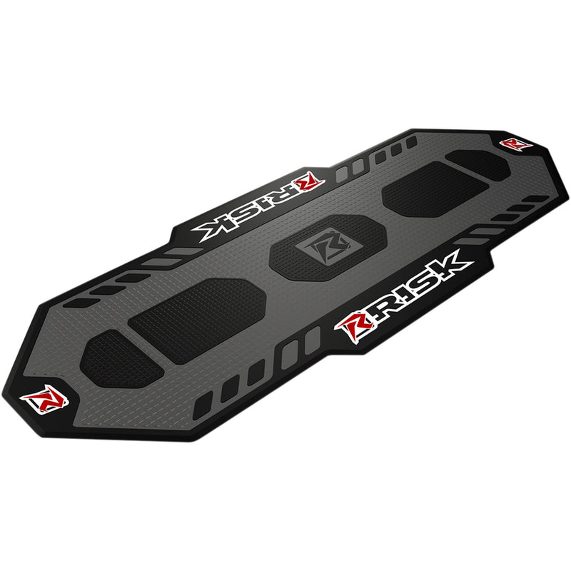 RISK RACING 9501-0153 00244 Risk Factory Pit Mat Factory Pit Mat - Gray/Black
