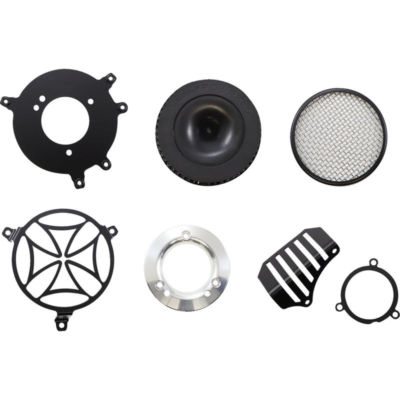 Cobra Cobra Cross Air Cleaner - 606-0101-02B-SB For Harley Touring 2017-2024