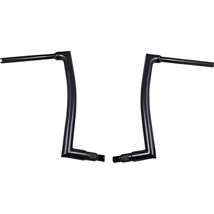 FAT BAGGERS INC. 0601-5477 606016-B 1-1/2" EZ Install Flat Top Handlebar - 16" - Black