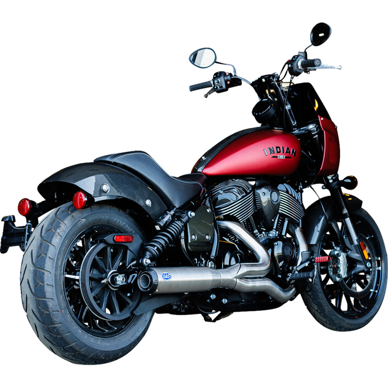 S&S Cycle Qualifier 2-Into-1 Exhaust System - 550-1115 For Indian 2022-2024