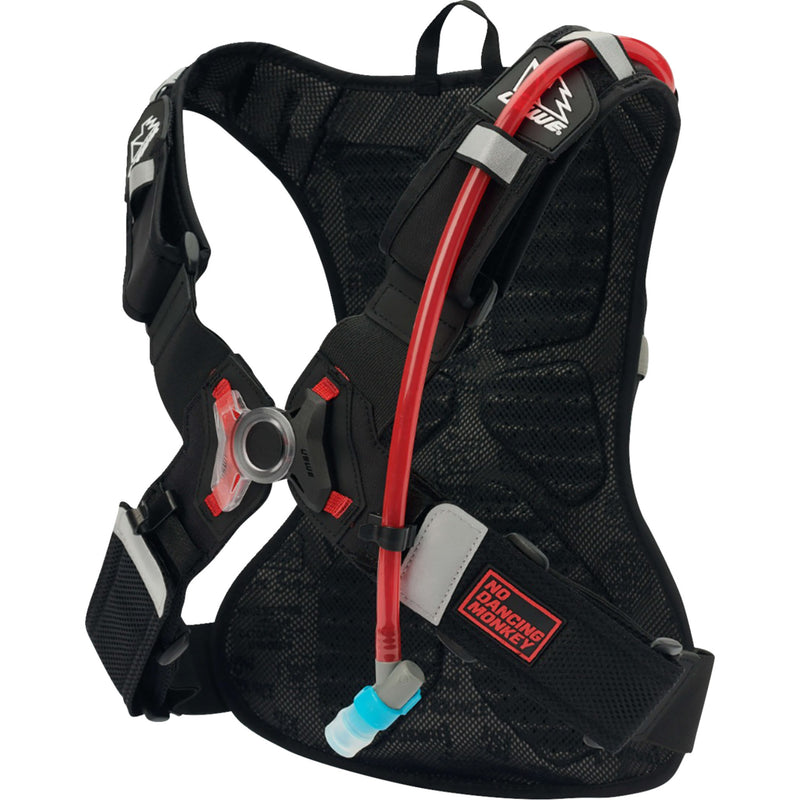 USWE 3519-0110 2043401 Moto Hydro 4L Hydration Pack Moto Hydration Pack - 4L - Black/Gray