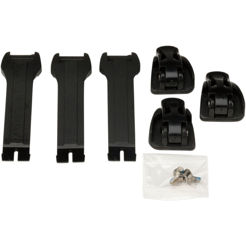 MOOSE OFFROAD M1.3 Boots Replacement Parts Strap/Buckle Kit - Black