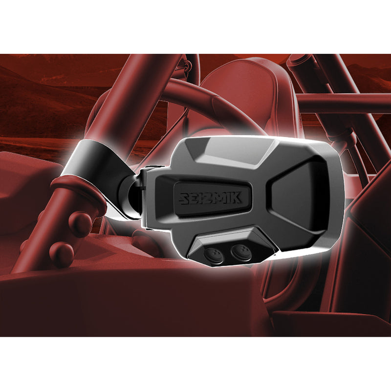 SEIZMIK 0640-1355 56-18086KIT Pursuit Night Vision Sideview Mirrors Mirrors - Pursuit Night Vision - Side View - Rectangle - Black - 1.75" ROPS