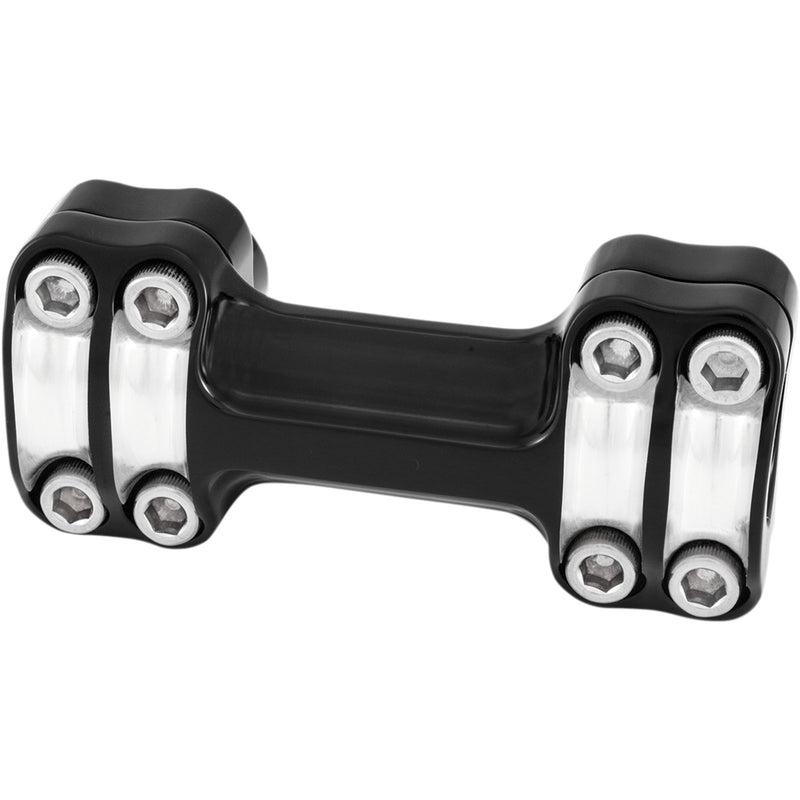 RSD 0602-0703 0208-2103-BM Nostalgia One-Piece Handlebar Riser - Risers - Nostalgia - Four Bolt - 1" - Contrast Cut
