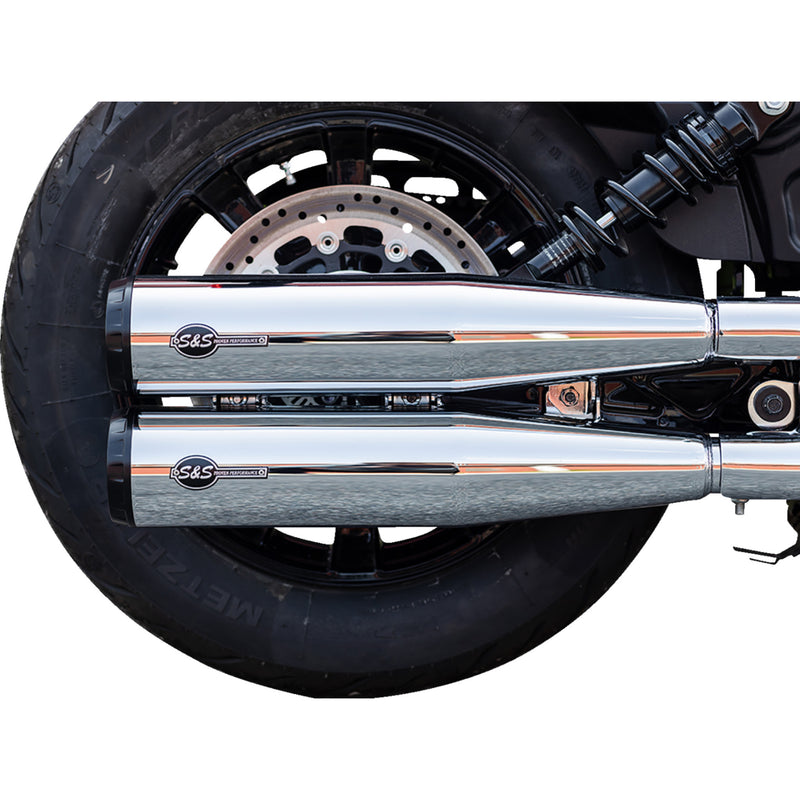 S&s Cycle Grand National Muffler - 4110-156-R For Indian Scout 2019-2023