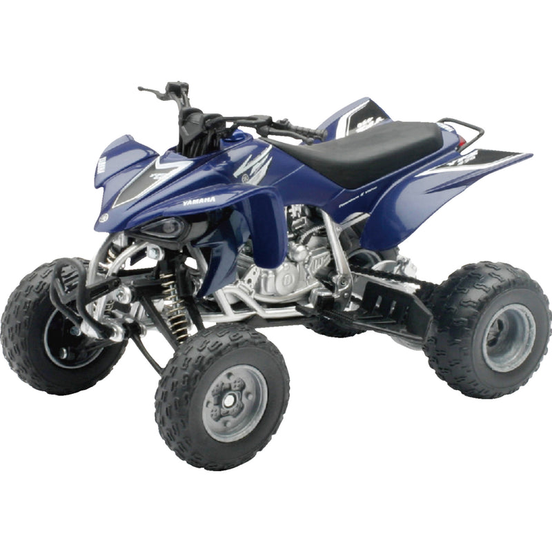 NEW RAY TOYS 7001-0026 42833A Mini Yamaha YFZ 450 ATV Yamaha YFZ 450 ATV - 1:12 Scale - Black/Blue