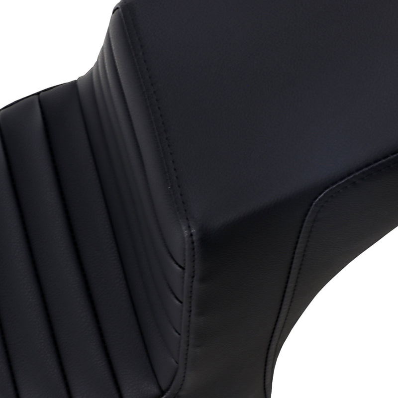 Saddlemen Step-Up Seat Front Tuck-N'-Roll Rear Smooth Black Scout Bobber - I18-33-171 For Indian Scout 2018-2024