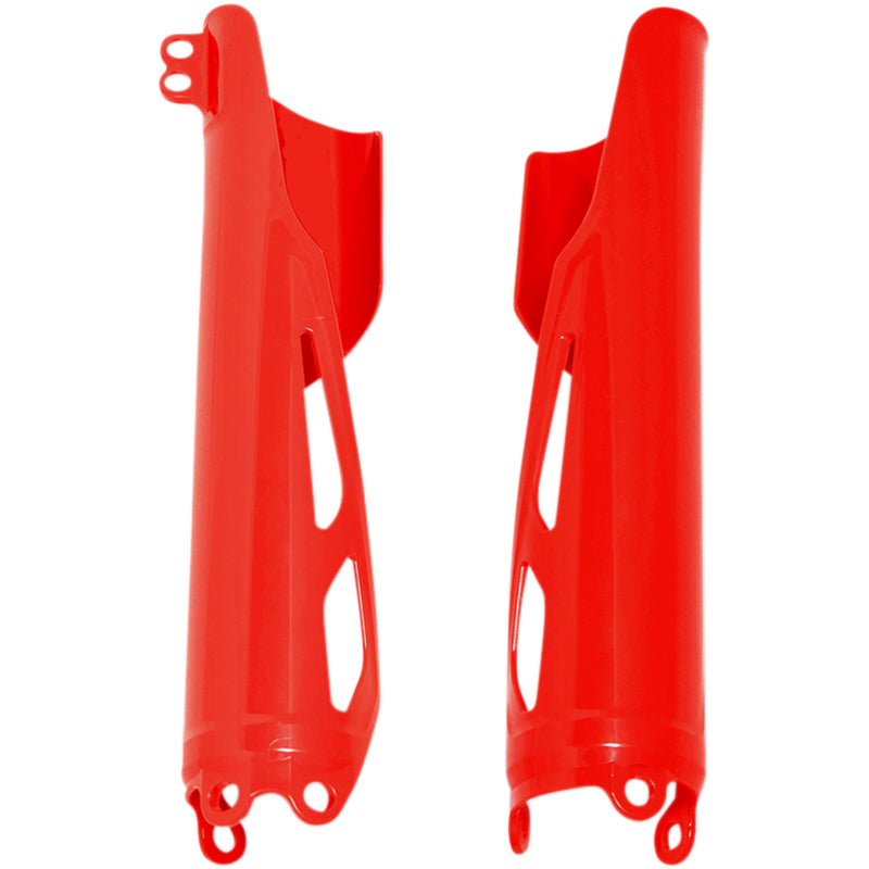 ACERBIS 0412-0467 2736240227 Replacement Fork Covers for Honda — Fork Fork Covers - Lower - Red