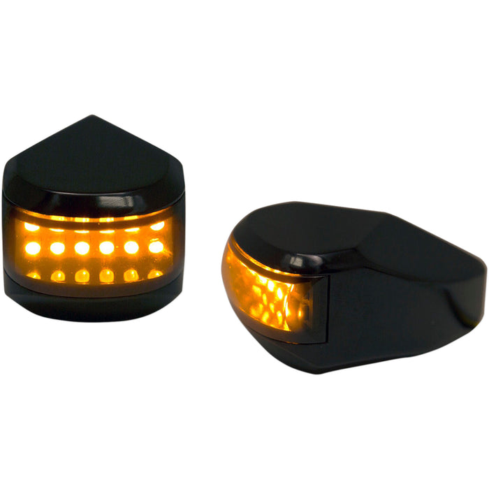 ALLOY ART 2020-1764 MRL-4B Multi-Replacement Driving/Signal Lights - LED Driving/Turn Signal Light - Black - Smoke Lens