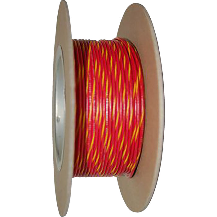 NAMZ 2120-1316 NWR-24-100-20 OEM Color Wire Spool 100' Wire Spool - 20 Gauge - Red/Yellow