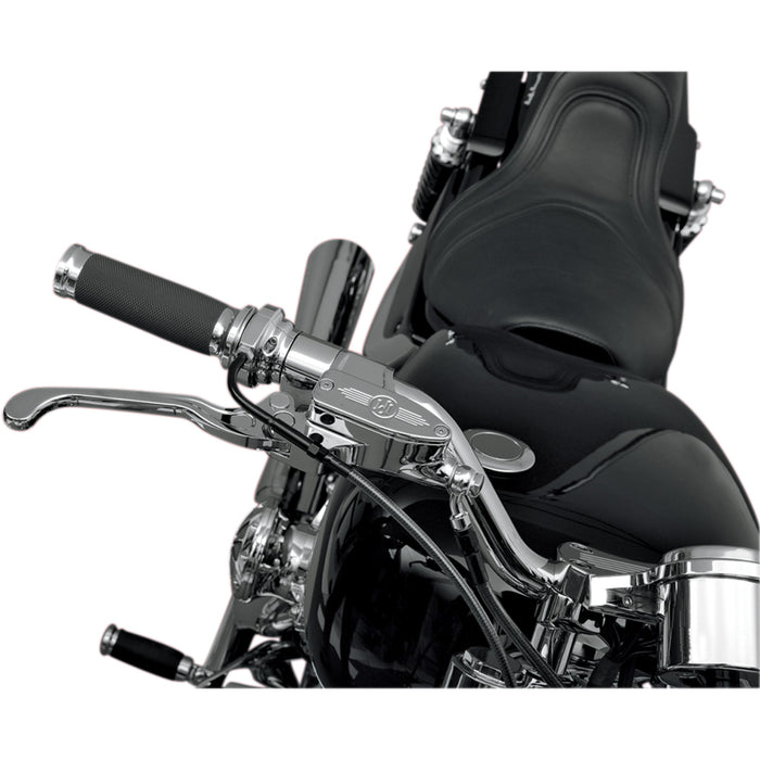 PERFORMANCE MACHINE (PM) 0610-0235 0062-2510-CH Contour Billet Brake Control - Brake Master Cylinder - 9/16" - Chrome