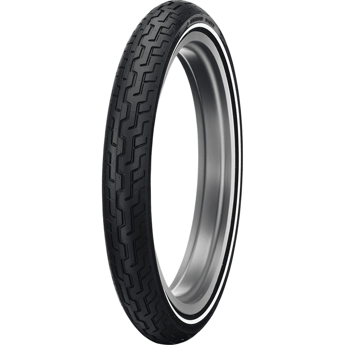 DUNLOP 0305-0398 45006206 D402 Tire Tire - D402 - Front - MH90-21 - Narrow Whitewall - 54H