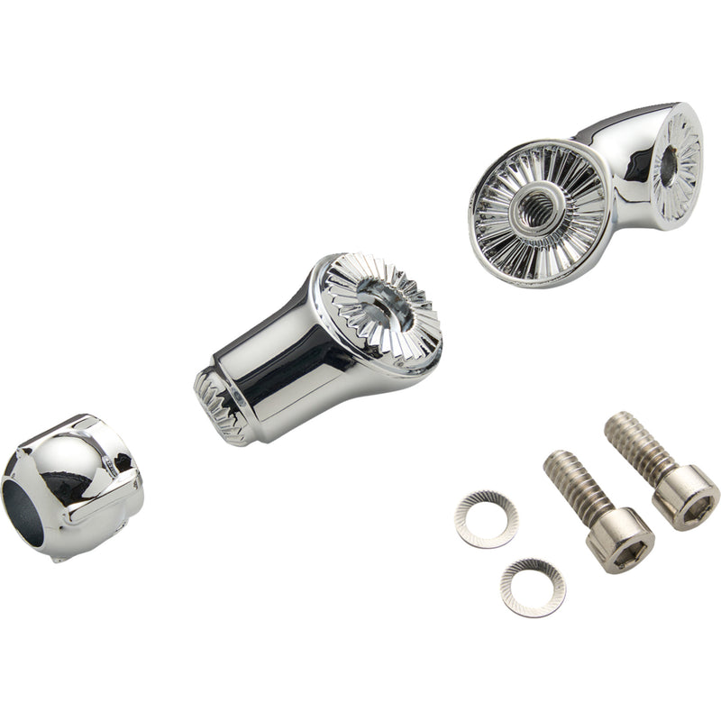 Ciro Gen 2 Perch Mount Adjustable Joint Chrome - 50152 For Harley Motorcycles 1994-2026