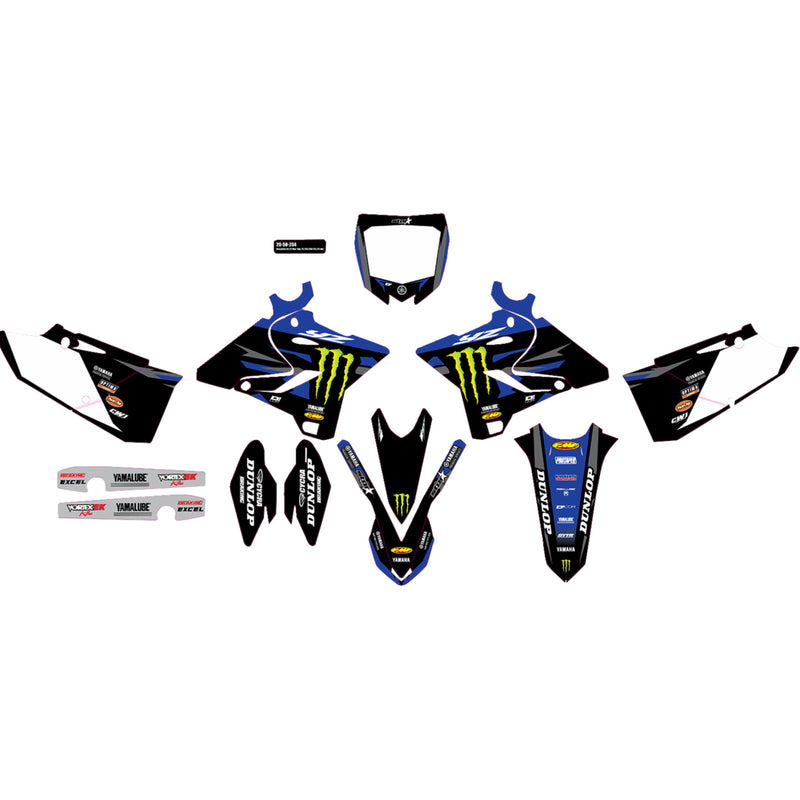 D'cor Visuals Graphic Kit - 20-50-234 Yamaha YZ 125 / YZ 250 2015-2021