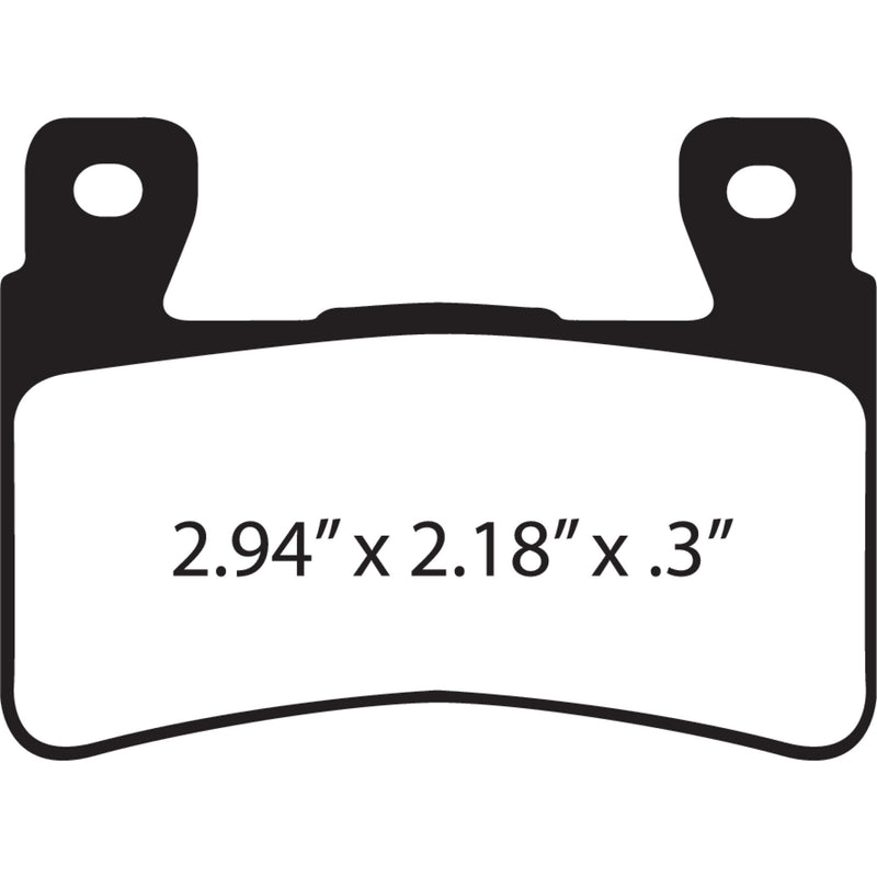 EBC Brake Pad - FA296HH For Harley Softail 2015-2024 | Kawasaki Ninja / 636R Ninja / Ninja Edition / Ninja 650 Edition 2013-2024