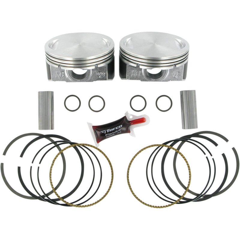 KB PERFORMANCE 0910-0916 KB409C.005 Hypereutectic Piston Kit Piston Kit - Twin Cam
