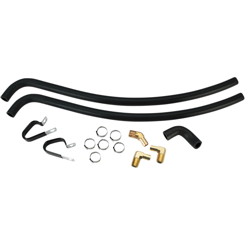 S&S Cycle Oil Line Kit - 310-0435 For Harley Touring 2007-2016