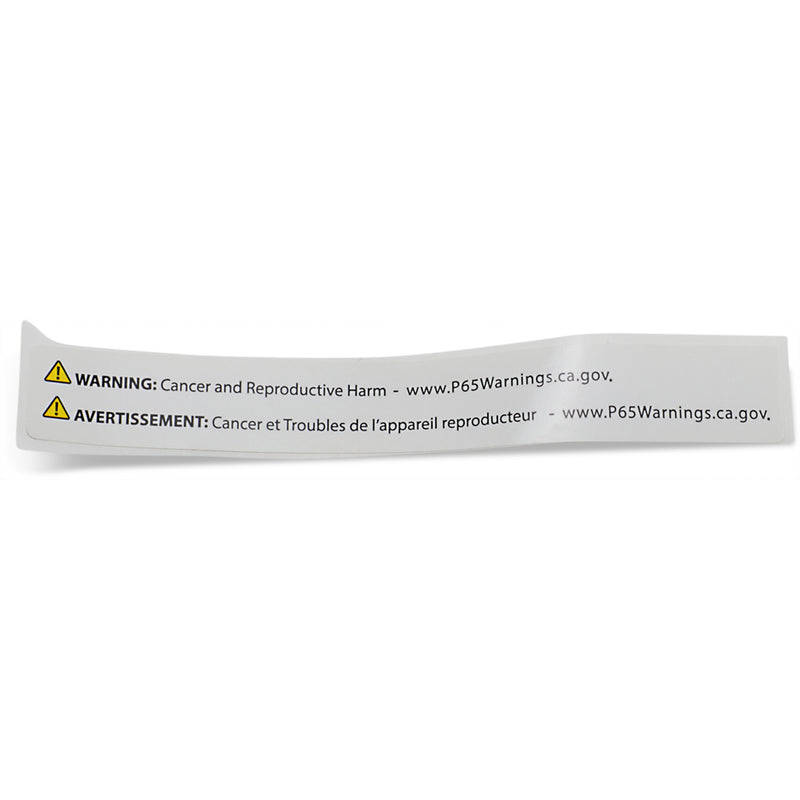 PARTS UNLIMITED 8515-0003 PROP65 LABEL LG 1 X 4.5