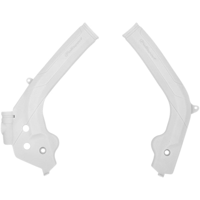 POLISPORT 0505-1745 8466600003 Frame Guards white - husqvarna/ktm