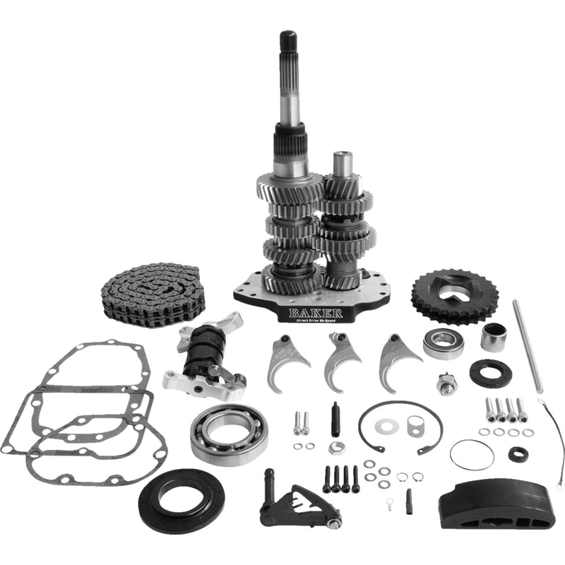 Baker Drivetrain DD6 Gear Set - DD6-411L-03 For Harley Softail / Dyna / Super 1990-1997