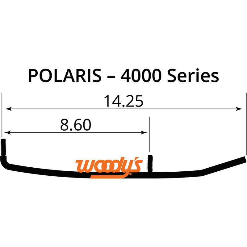 Woody's Standard Carbide Runner - SXP-4000 Polaris Snowmobiles 2000-2006