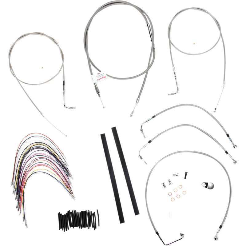 Burly Brand Complete Cable Kit - B30-1077 For Harley Touring 1997-1999