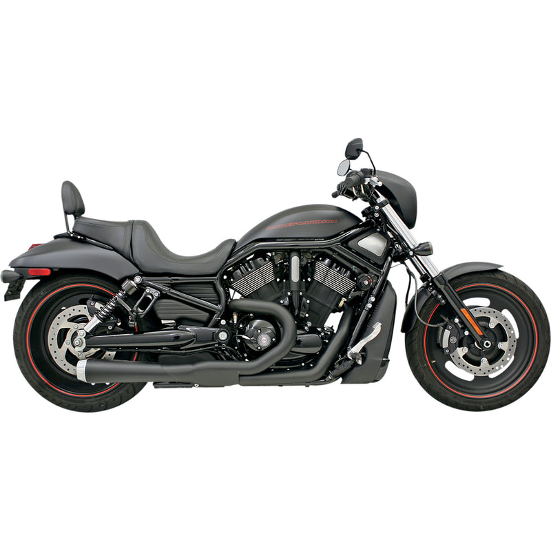 Bassani Xhaust Road Rage 2-Into-1 Exhaust System - 1V22JB For Harley Sportster 2007-2012