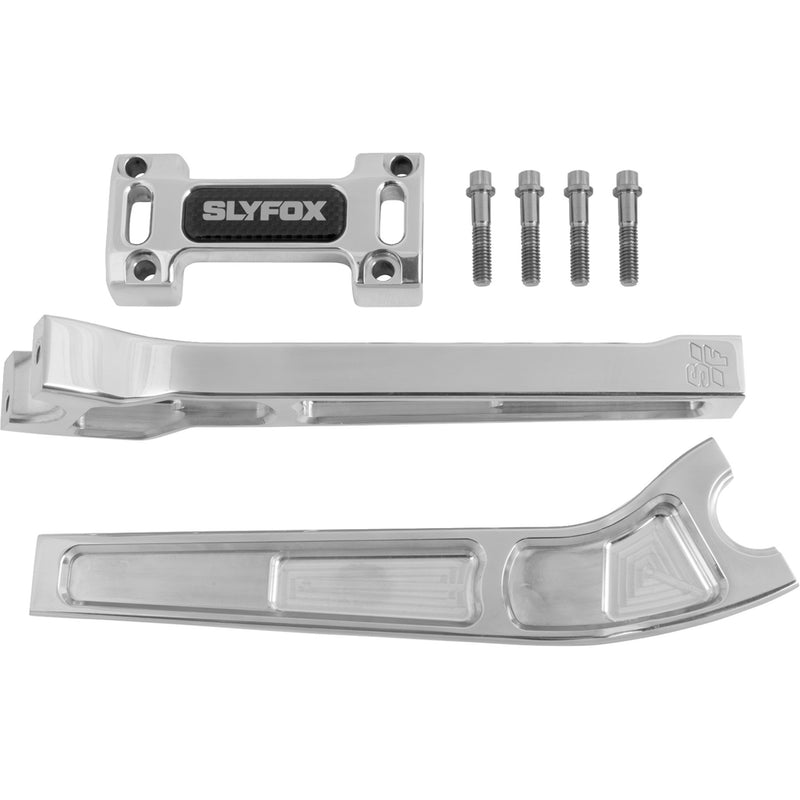 SLYFOX 0602-1545 SF-1004-10-B Handlebar Riser Kit pullback - 1-1/8" clamping - 10" rise - black