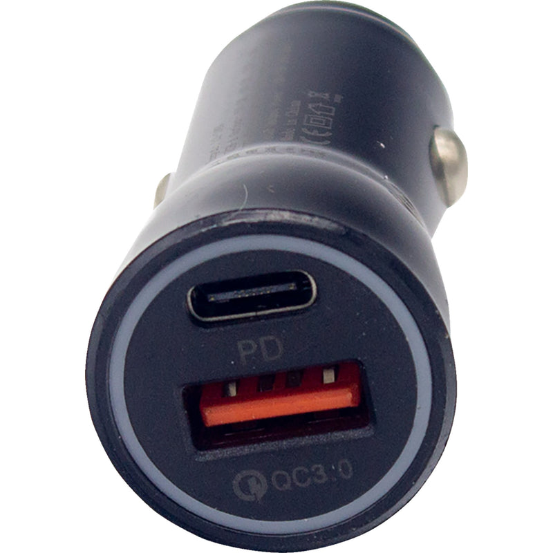 RIDEPOWER 2130-0367 RPCIGUSBUSBCADP Lighter Power Adapter with USB & USB-C Ports Power Adapter - Cigarette Lighter - USB/USB-C - Black