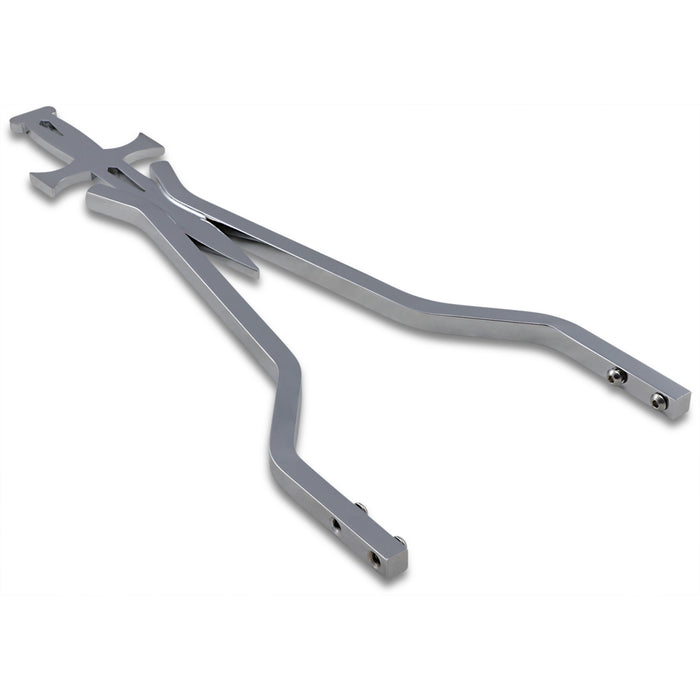 CYCLE VISIONS 1501-0032 CV-8010 Daggertude Styled Sissy Bar Sticks Sissy Bar Stick - Chrome - 18" Daggertude - Wide