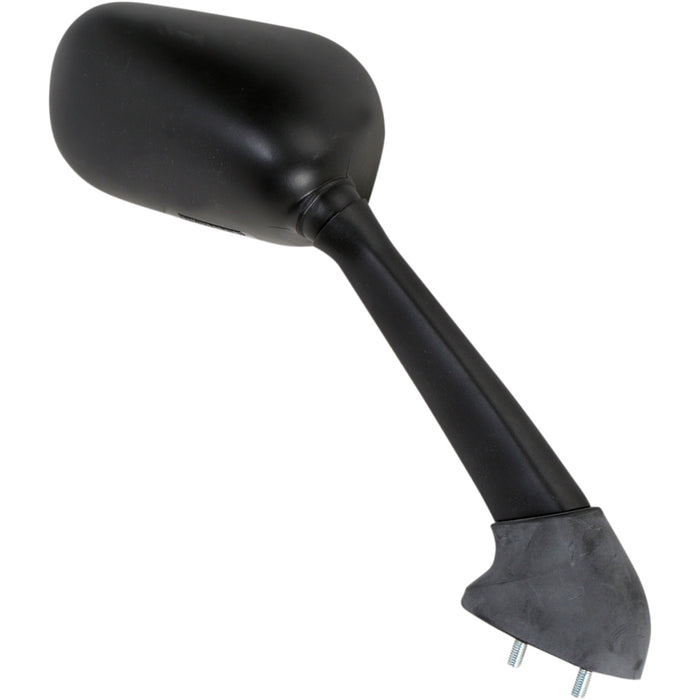 EMGO 0640-0665 20-31941 OEM-Style Replacement Mirror Mirror - Side View - Rectangle - Black - Right