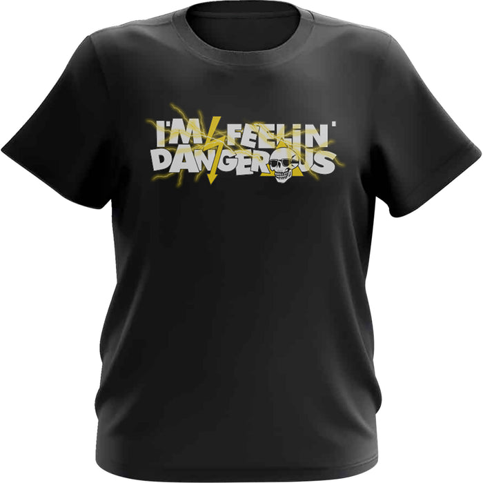 DEEGAN APPAREL 3032-3788 DBTSS3007BLYM Youth Shocking T-Shirt black/yellow - medium
