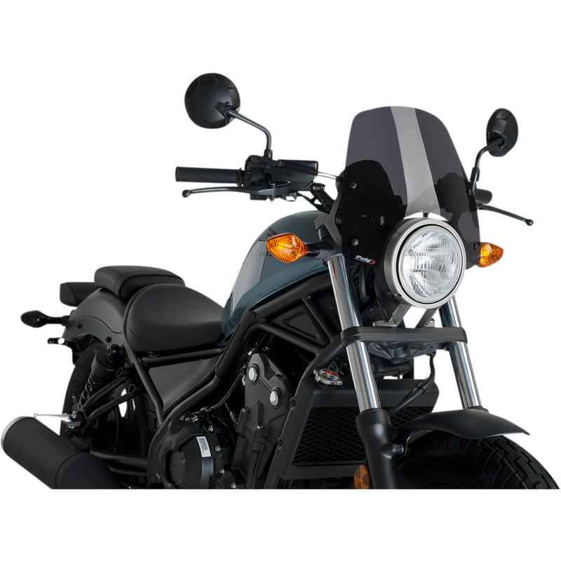 Puig Hi-Tech Parts New Generation Windshield - 3829F Honda Rebel 2017-2022