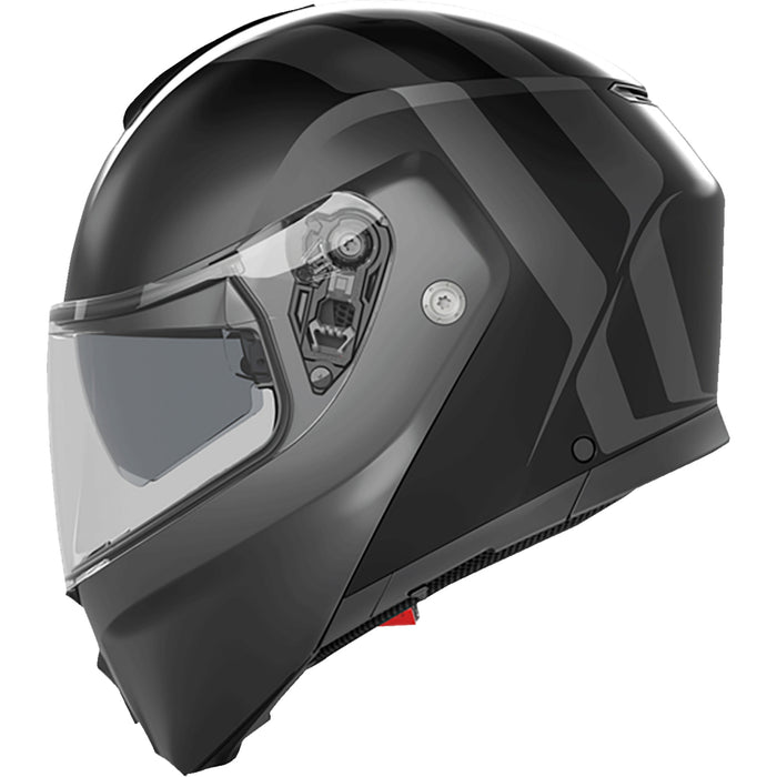 AGV 0100-2402 2118296002005L Streetmodular Resia Helmet Streetmodular Helmet - Resia - Matte Black/Gray - Large