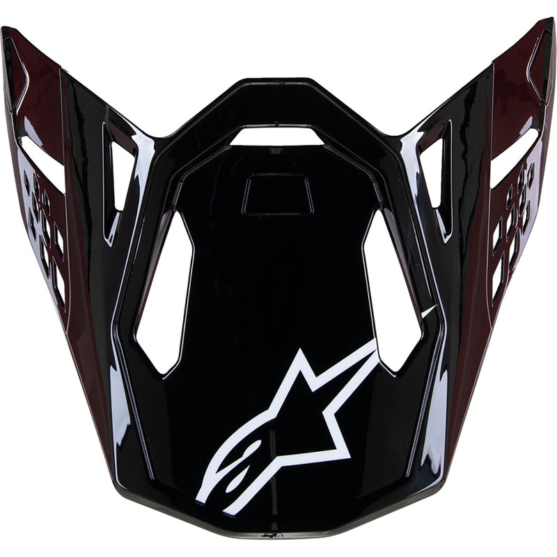 ALPINESTARS 0132-1715 8980123-1188-OS Supertech M10 Helmet Visor Supertech M10 Visor - Solid - Gloss Black Carbon